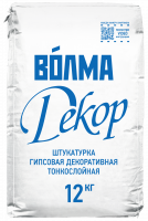 Декоративная штукатурка гипсовая тонкослойная «ВОЛМА-Декор», 12 кг Декоративная штукатурка гипсовая тонкослойная «ВОЛМА-Декор», 12 кг