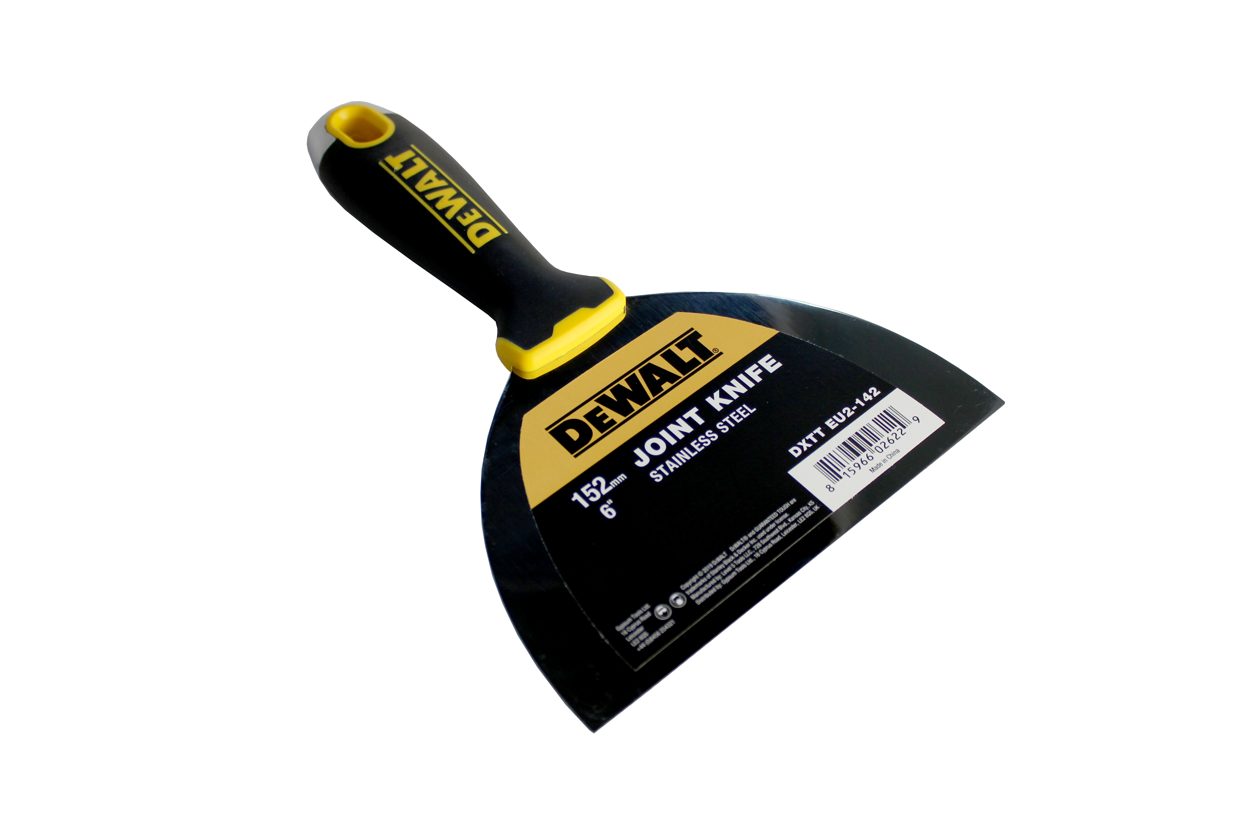 DeWalt Малярный шпатель с черной пластиковой ручкой и металлическим наконечником 8 cм