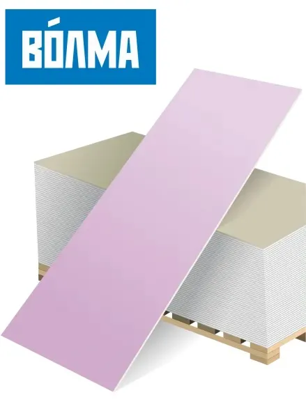 Гипсокартон огнестойкий УК ВОЛМА (ГКЛОВ) 12,5-1200-2500 мм Гипсокартон огнестойкий УК ВОЛМА (ГКЛОВ) 12,5-1200-2500 мм